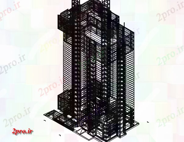 دانلود نقشه خانه های سه بعدی بلند ساخت و ساز 3 طرحی جزئیات 10 در 14 متر (کد73122)