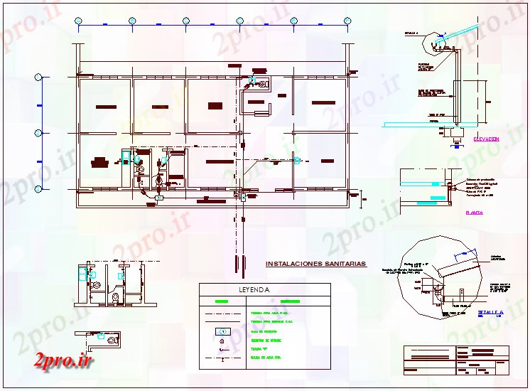 دانلود نقشه تجهیزات بهداشتی  نصب و راه اندازی بهداشتی روستایی مرکز پزشکی (کد73172)