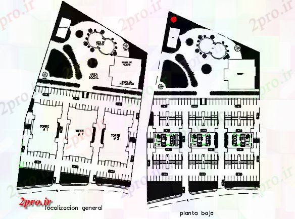 دانلود نقشه ساختمان اداری - تجاری - صنعتی طرحی برنامه ریزی طرحی جزئیات 21 در 24 متر (کد73183)