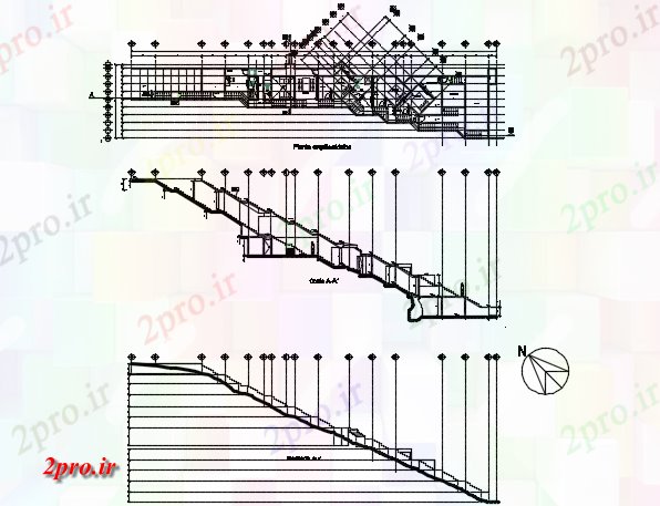 دانلود نقشه مسکونی ، ویلایی ، آپارتمان بخش کار برنامه ریزی خانه جزئیات 8 در 50 متر (کد73197)