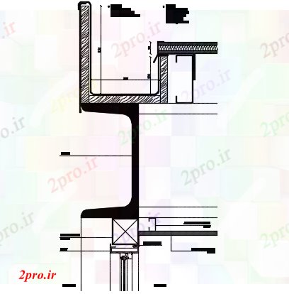 دانلود نقشه جزئیات ساخت و ساز کانال جزئیات (کد73332)