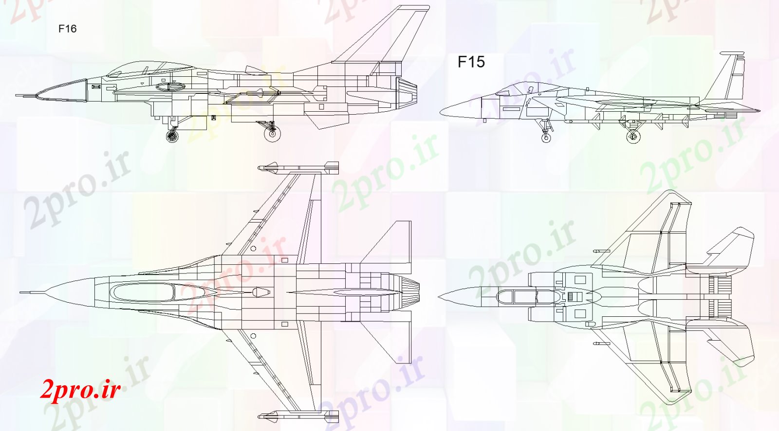 دانلود نقشه سایر بلوک ها یک هواپیما و یا هواپیما (غیررسمی هواپیما)  طرحی جزئیات (کد73452)