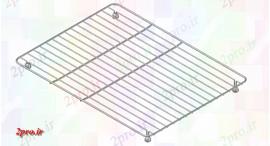 دانلود نقشه جزئیات لوله کشی خشک کردن سینک دندانه دار جزئیات تریدی (کد73560)