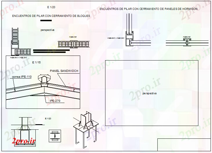 دانلود نقشه جزئیات ساخت و ساز پیچ بخش نیست جزئیات (کد73619)