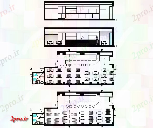 دانلود نقشه کارخانه صنعتی  ، کارگاه برنامه ریزی پروژه جزئیات (کد73655)