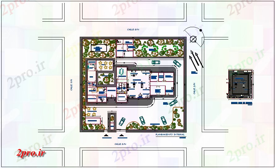 دانلود نقشه کارخانه صنعتی  ، کارگاه گیاهان دارویی پردازش کارخانه پرو با برنامه ریزی یکپارچه و روند اتاق (کد73679)