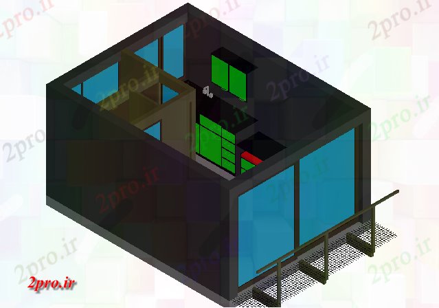 دانلود نقشه مسکونی  ، ویلایی ، آپارتمان  میکرو مسکن 3 طرحی جزئیات (کد73774)