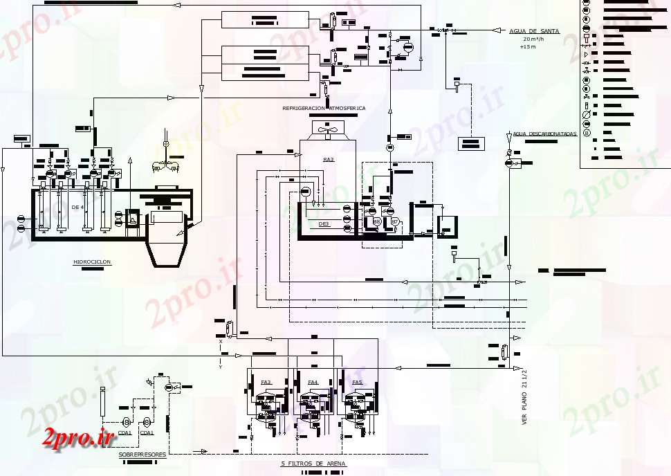 دانلود نقشه جزئیات لوله کشی مدار آب طرحی جزئیات (کد73819)