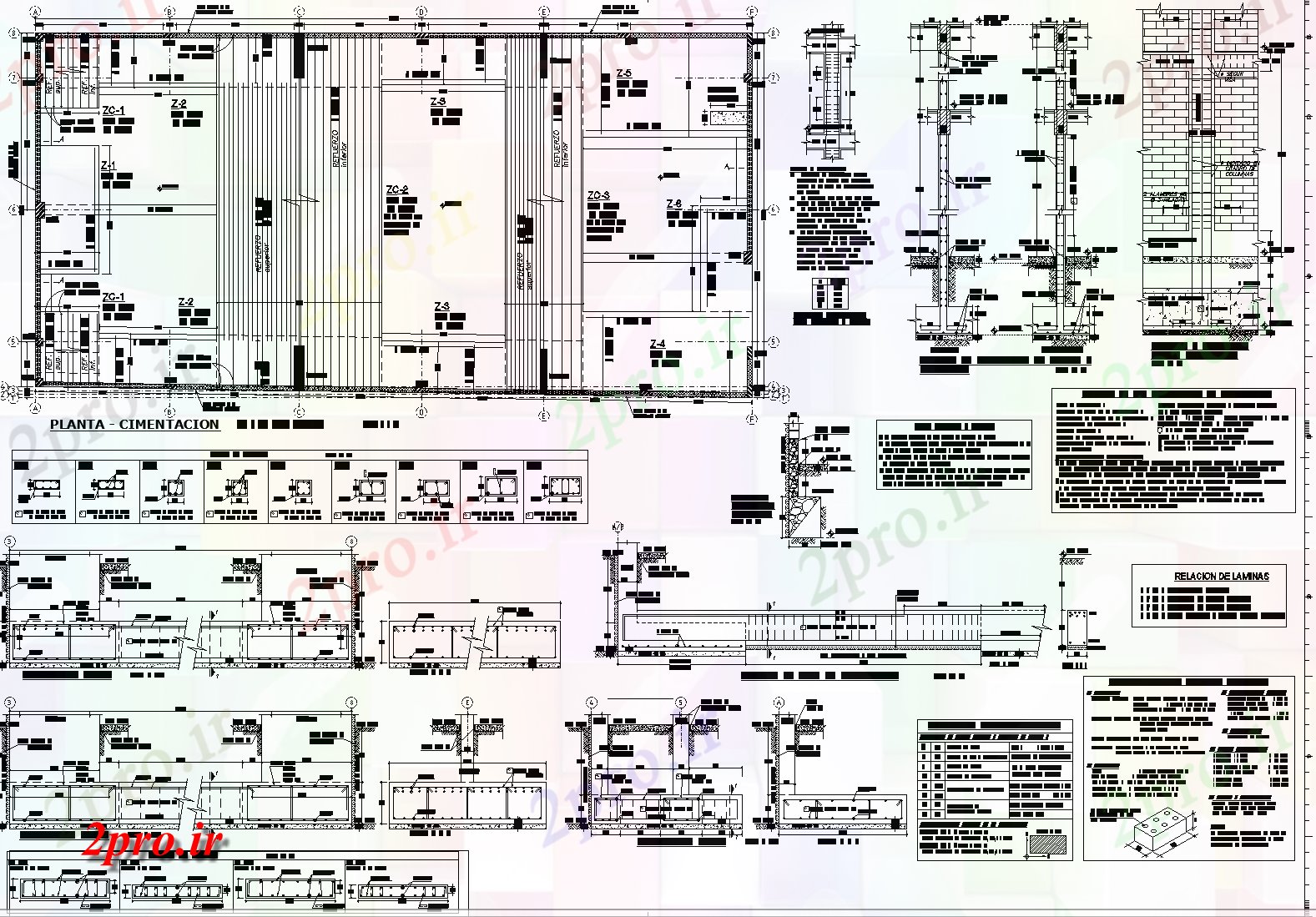 دانلود نقشه هایپر مارکت - مرکز خرید - فروشگاه طرحی پروژه سوپر مارکت جزئیات 11 در 22 متر (کد73852)