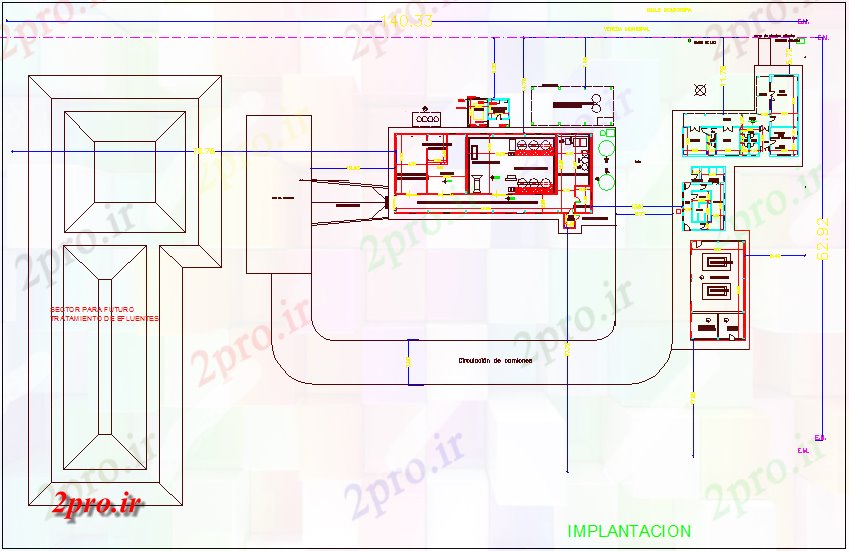 دانلود نقشه کارخانه صنعتی  ، کارگاه  لانه گزینی از دیدگاه صنعتی  کارخانه های لبنی (کد74000)