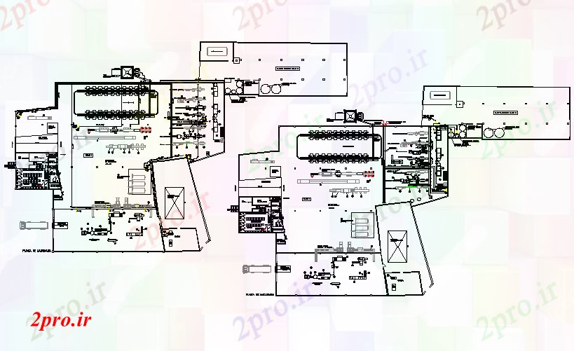 دانلود نقشه کارخانه صنعتی  ، کارگاه ماهی کنسرو طرحی صنعت جزئیات (کد74051)