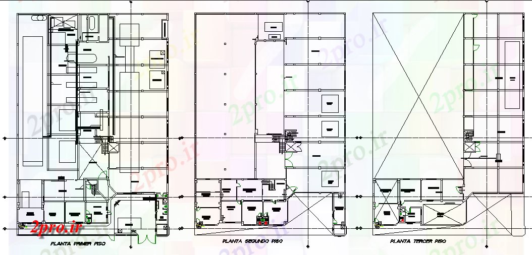 دانلود نقشه کارخانه صنعتی  ، کارگاه برنامه ریزی نساجی طرحی کارخانه جزئیات (کد74066)