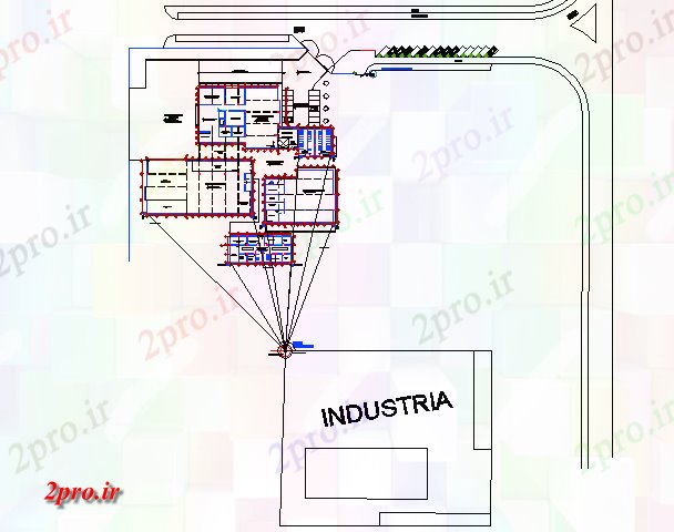 دانلود نقشه ساختمان اداری - تجاری - صنعتی برنامه ریزی مرکز منابع تولید برق آبی جزئیات بیولوژیکی 83 در 86 متر (کد74119)