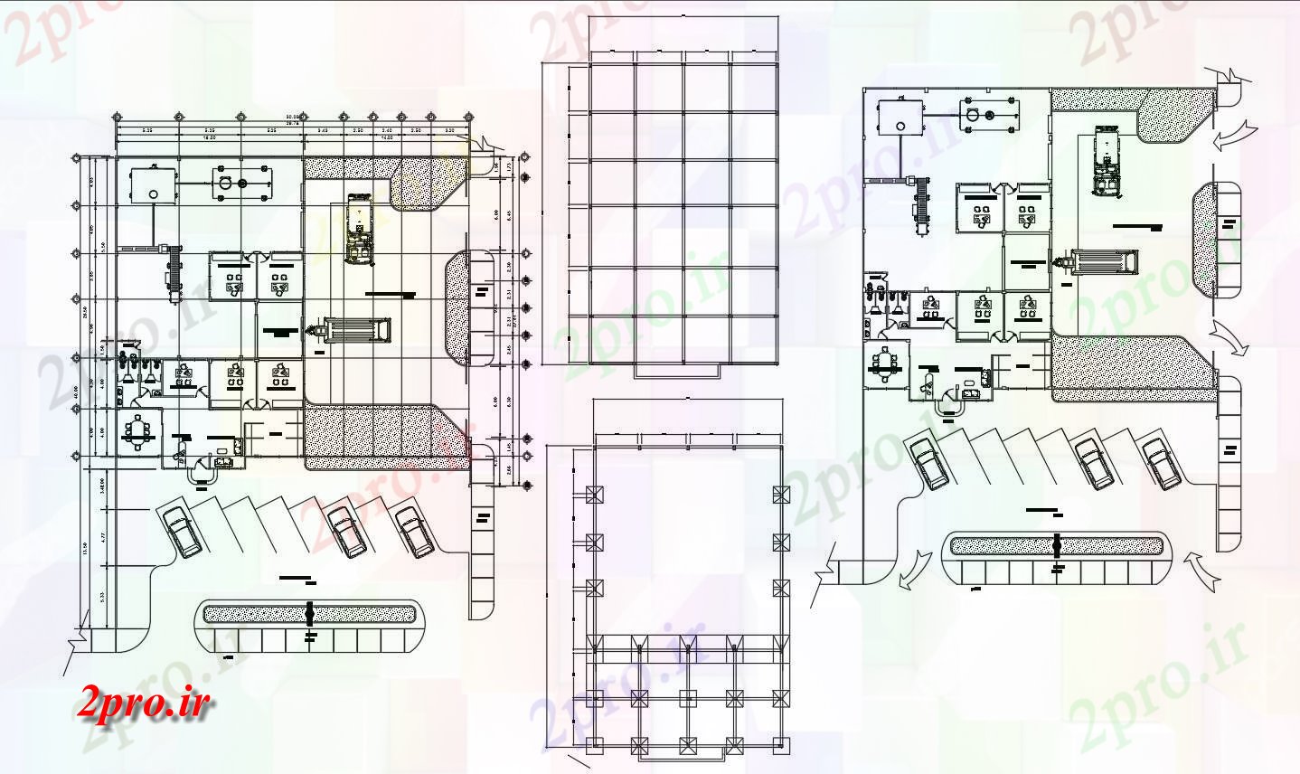 دانلود نقشه جزئیات ساختار پروژه ها Industria کهکشان (کد74140)