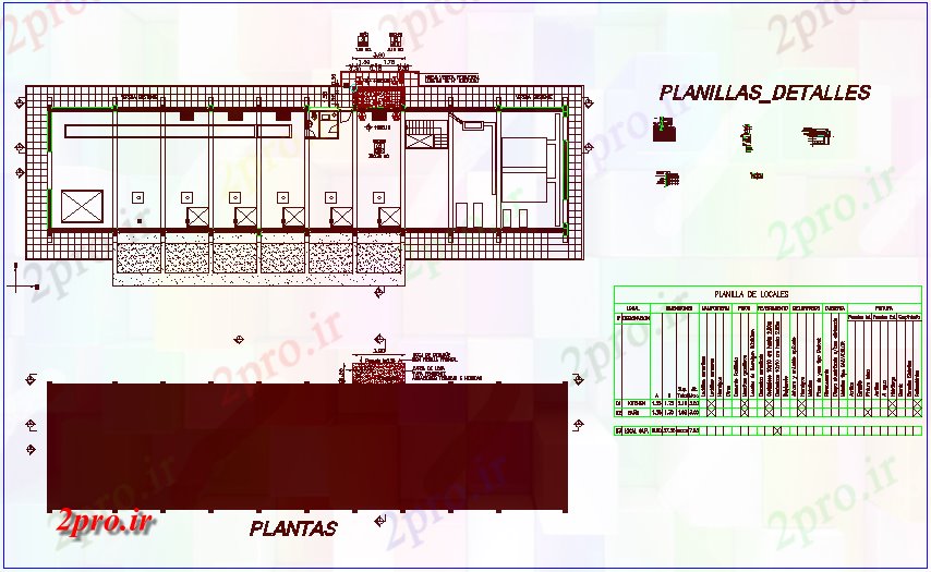 دانلود نقشه  جزئیات آسانسور و   طرحی ایستگاه  با نمای معماری (کد74383)