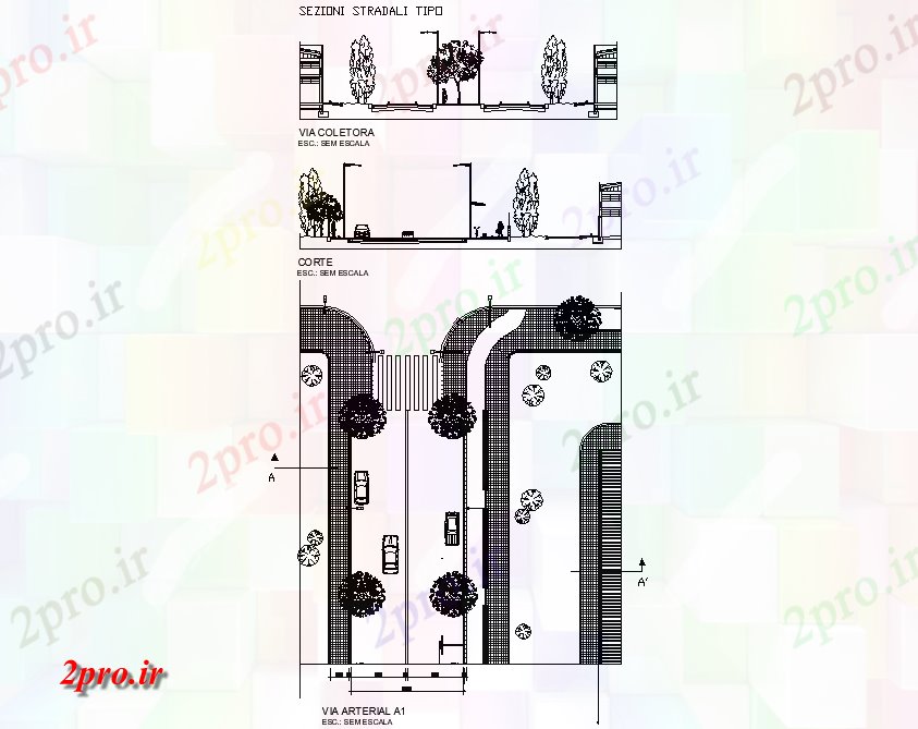 دانلود نقشه مسکونی ، ویلایی ، آپارتمان از طریق طرحی شریانی و بخش جزئیات 32 در 47 متر (کد74430)