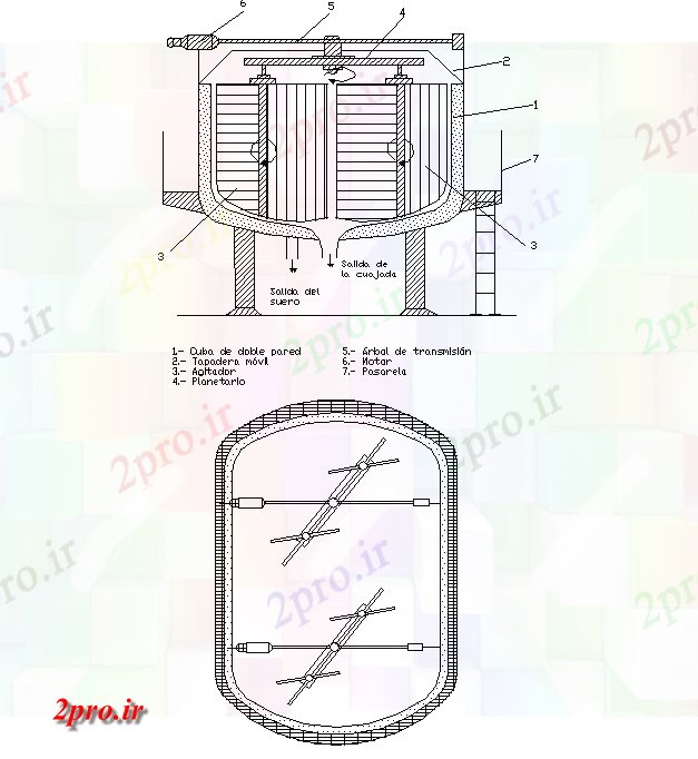 دانلود نقشه کارخانه صنعتی  ، کارگاه مایه م کوبا صنعت پنیر طرحی جزئیات (کد74437)