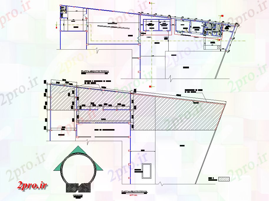 دانلود نقشه کارخانه صنعتی  ، کارگاه برنامه ریزی کارخانه فرآوری ماهی جزئیات (کد74516)