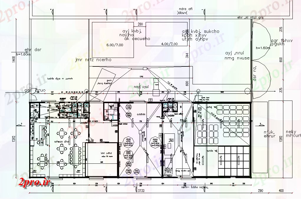 دانلود نقشه کارخانه صنعتی  ، کارگاه برنامه ریزی شربت makingplant andvisitor scenter aradisrael جزئیات، (کد74553)