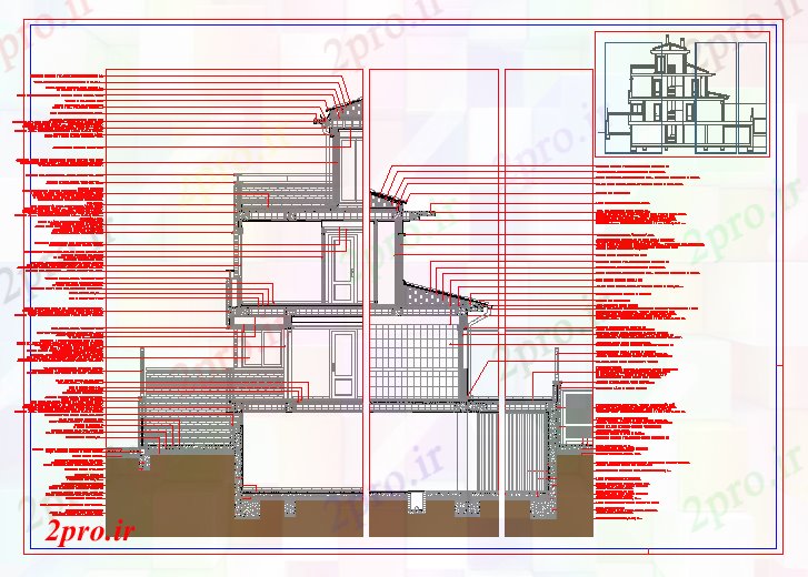 دانلود نقشه خانه های کوچک ، نگهبانی ، سازمانی - ساخت و ساز Banglow (کد74653)