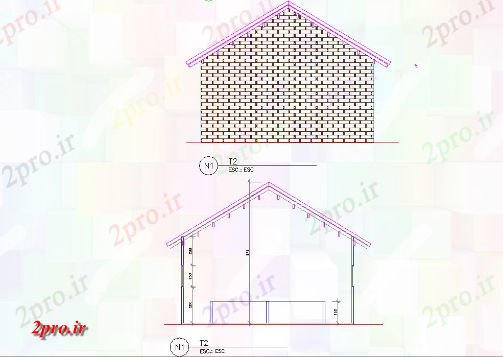 دانلود نقشه کارخانه صنعتی  ، کارگاه دباغ ی چرم تعقیب بخش طرحی جزئیات (کد74684)