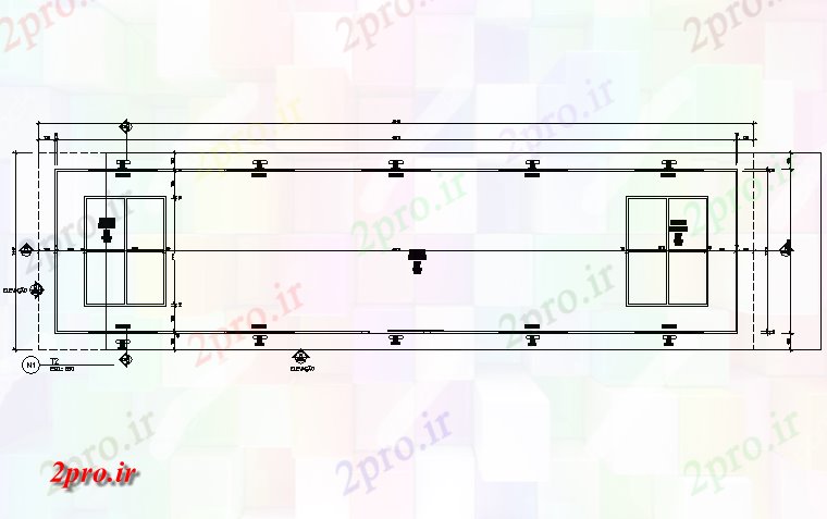 دانلود نقشه کارخانه صنعتی  ، کارگاه برنامه ریزی دباغ ی چرم پیگرد جزئیات (کد74686)