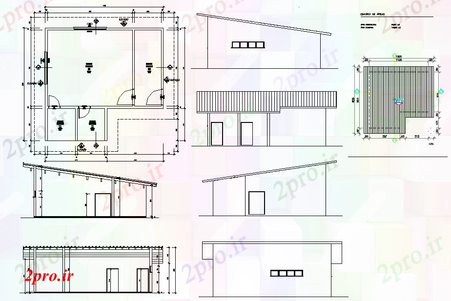 دانلود نقشه کارخانه صنعتی  ، کارگاه انبار برای چرم فرآیند طرحی جزئیات (کد74689)