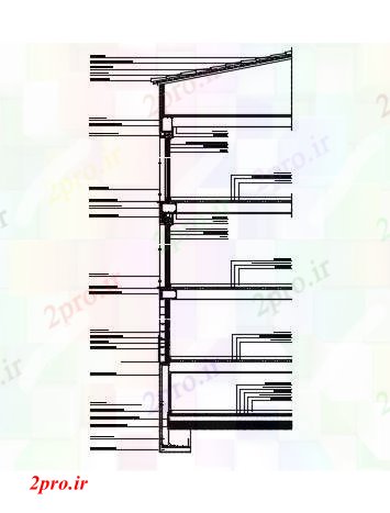 دانلود نقشه جزئیات ساخت و ساز ستون طرحی جای پای (کد74766)