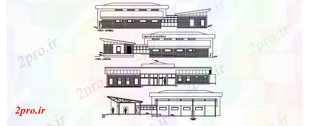 دانلود نقشه کارخانه صنعتی  ، کارگاه ساختمان تجاری بخش (کد74855)