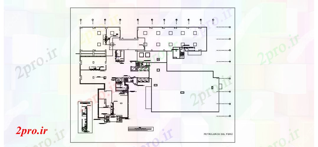 دانلود نقشه کارخانه صنعتی  ، کارگاه   کارخانه طرح (کد74860)