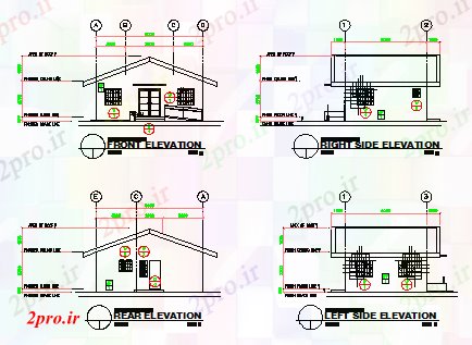 دانلود نقشه بیمارستان -  درمانگاه -  کلینیک نمای طراحی بیمارستان کوچک (کد74937)