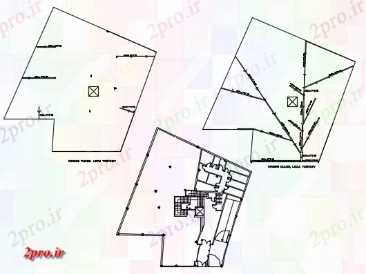 دانلود نقشه ساختمان اداری - تجاری - صنعتی طراحی طرحی جزئیات 20 در 20 متر (کد75091)