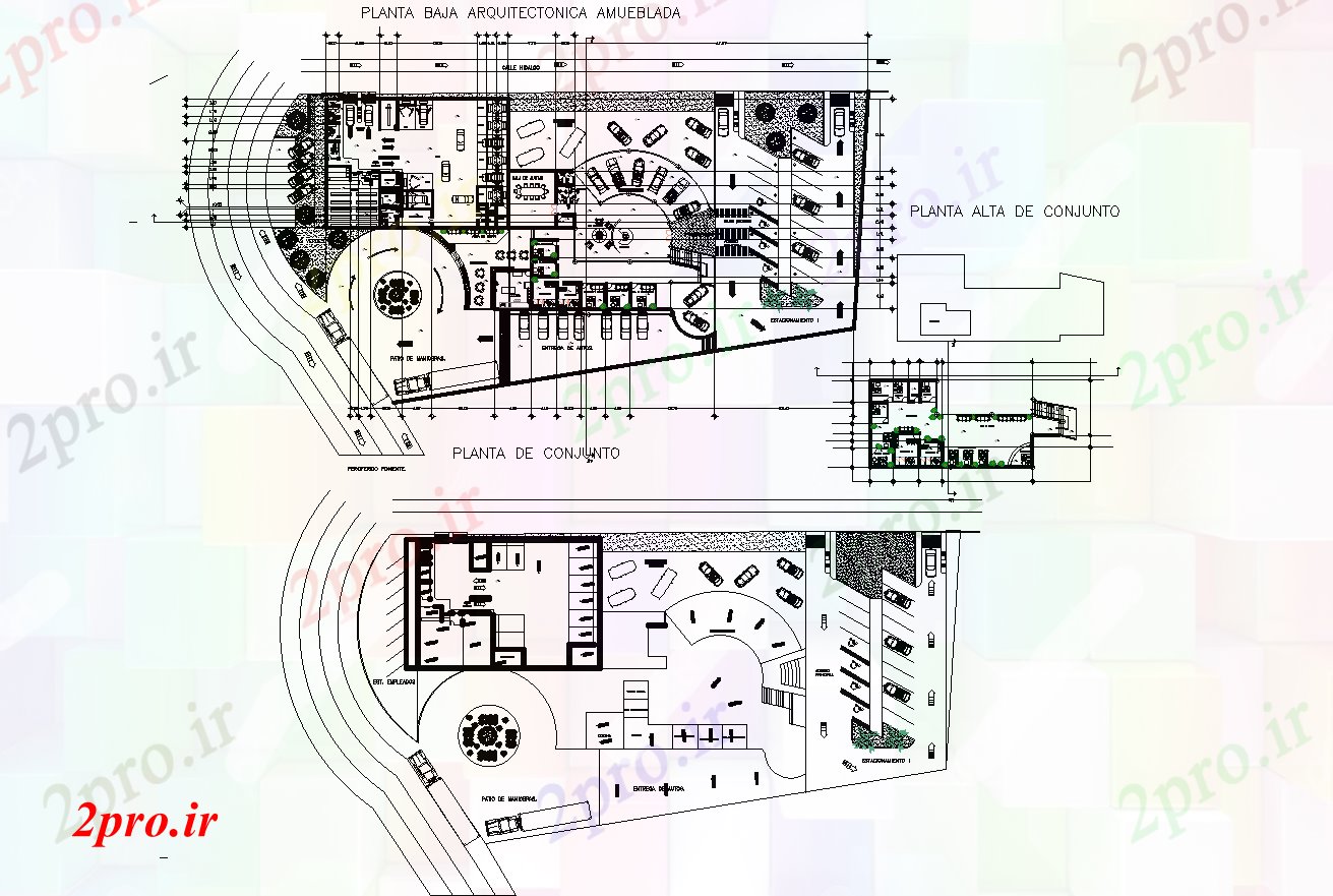 دانلود نقشه معماری معروف نمایندگی طرحی جزئیات (کد75136)