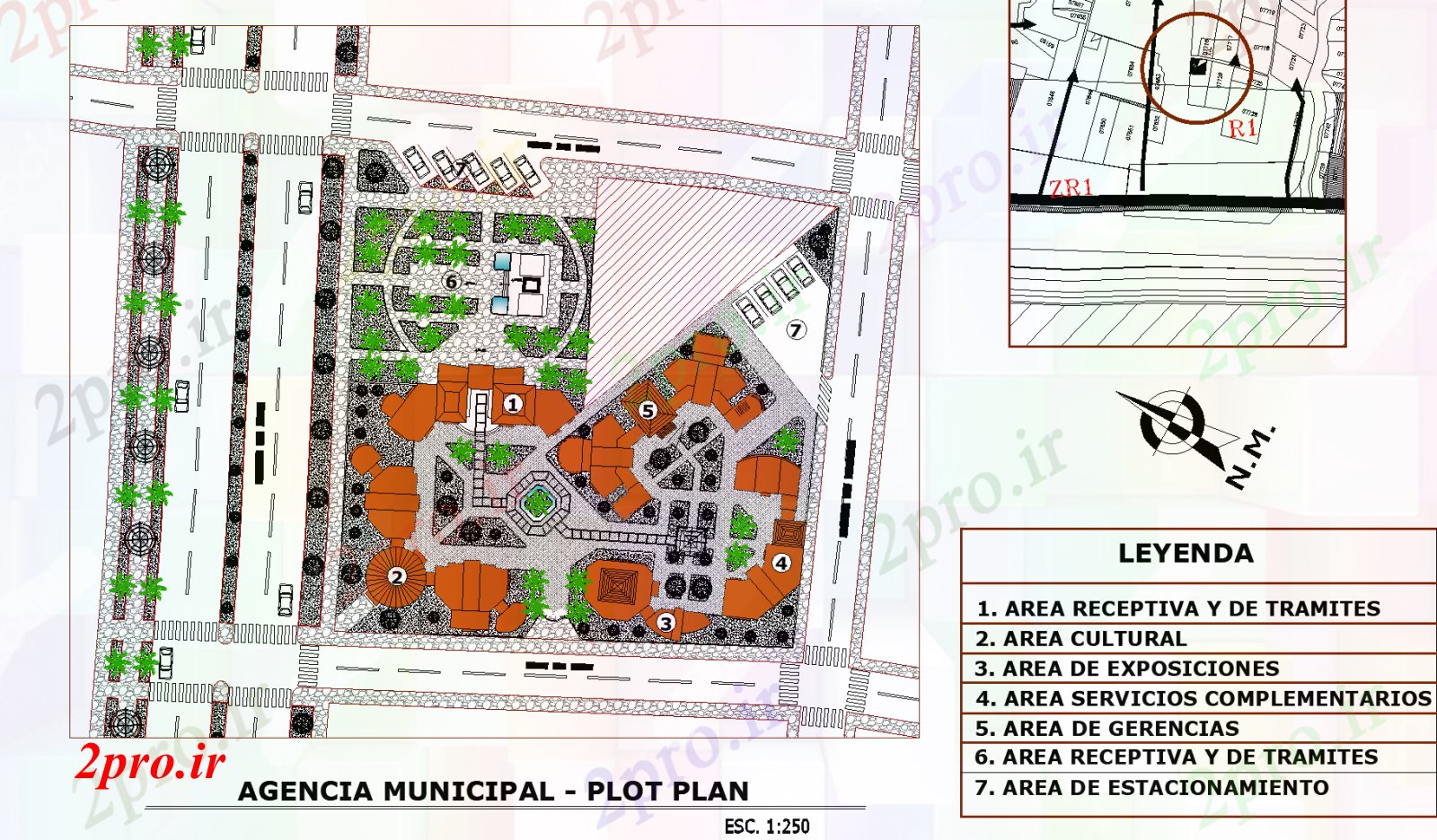 دانلود نقشه معماری معروف دفتر شهرستان و فرهنگی طرحی مرکز جزئیات (کد75147)