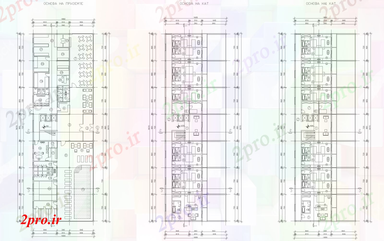 دانلود نقشه ساختمان اداری - تجاری - صنعتی Busterminal طراحی جزئیات (کد75176)