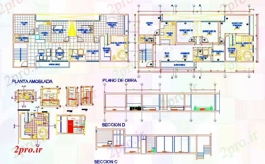 دانلود نقشه آشپزخانه  طراحی آشپزخانه  (کد75562)
