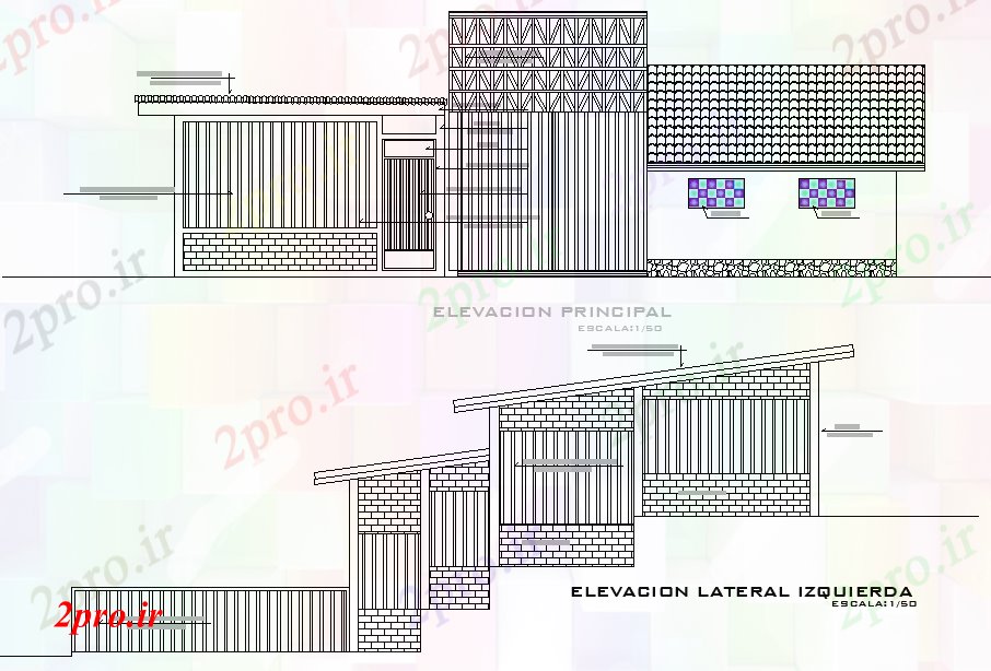 دانلود نقشه کارخانه صنعتی  ، کارگاه کارخانه فرآوری نمای قهوه (کد75741)