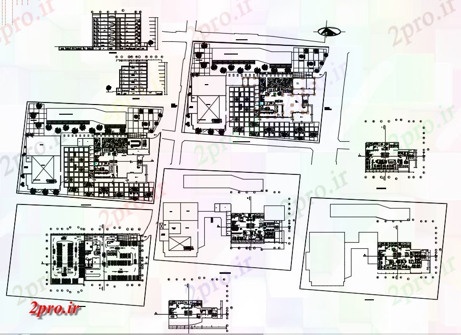 دانلود نقشه ساختمان دولتی ، سازمانی شهرستان شهرداری 49 در 89 متر (کد75763)