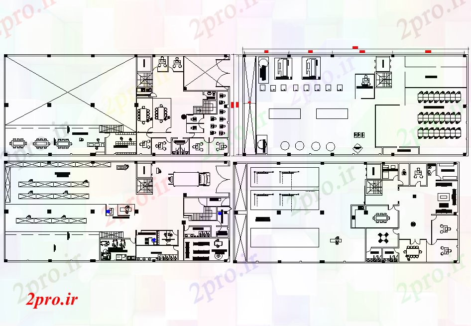دانلود نقشه کارخانه صنعتی  ، کارگاه ماشین آلات دوخت کارخانه لباس برش جدول آقا در قسم خورد طرحی خانه جزئیات (کد75953)