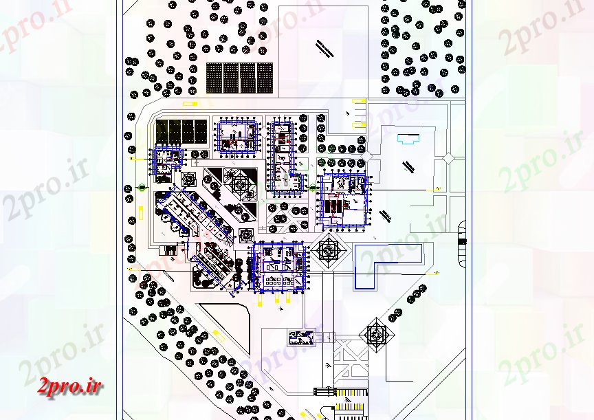 دانلود نقشه کارخانه صنعتی  ، کارگاه طرحی بندی طرحی نوآوری در فن آوری طرحی مرکز جزئیات (کد75965)
