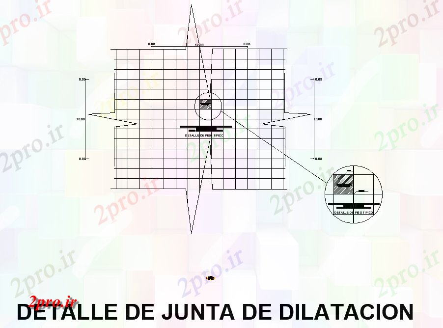 دانلود نقشه جزئیات ساخت و ساز دیوار مشترک طرحی جزئیات (کد75968)