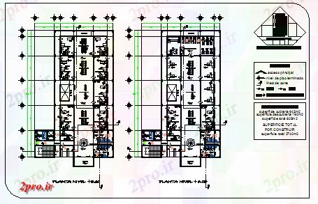 دانلود نقشه بیمارستان -  درمانگاه -  کلینیک دوم و سوم طراحی طرحی طبقه طراحی از درمانگاه متخصص طراحی (کد76124)