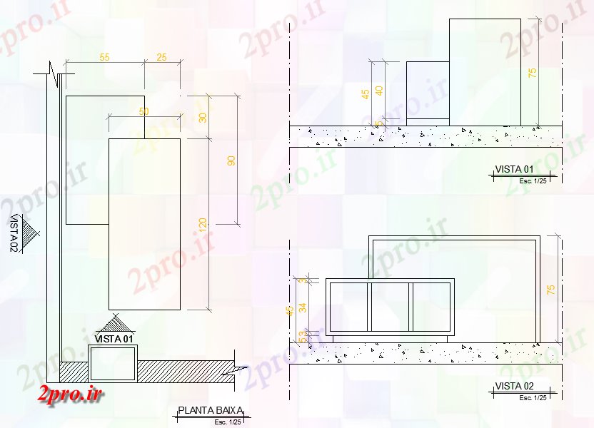 دانلود نقشه درب و پنجره پنجره ، قسمت های طرح 8 در 11 متر (کد76235)