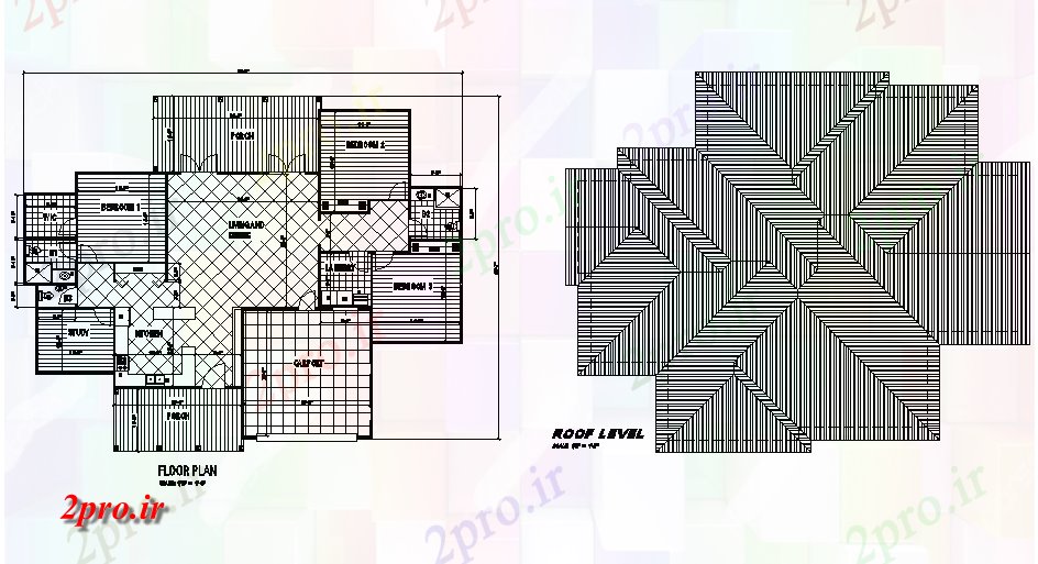 دانلود نقشه جزئیات ساخت و ساز کف و سقف طراحی  (کد76386)