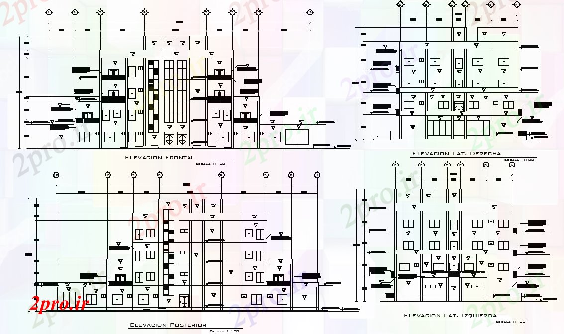 دانلود نقشه مسکونی  ، ویلایی ، آپارتمان  نما از بازار ها و آپارتمان   ها جزئیات (کد76490)