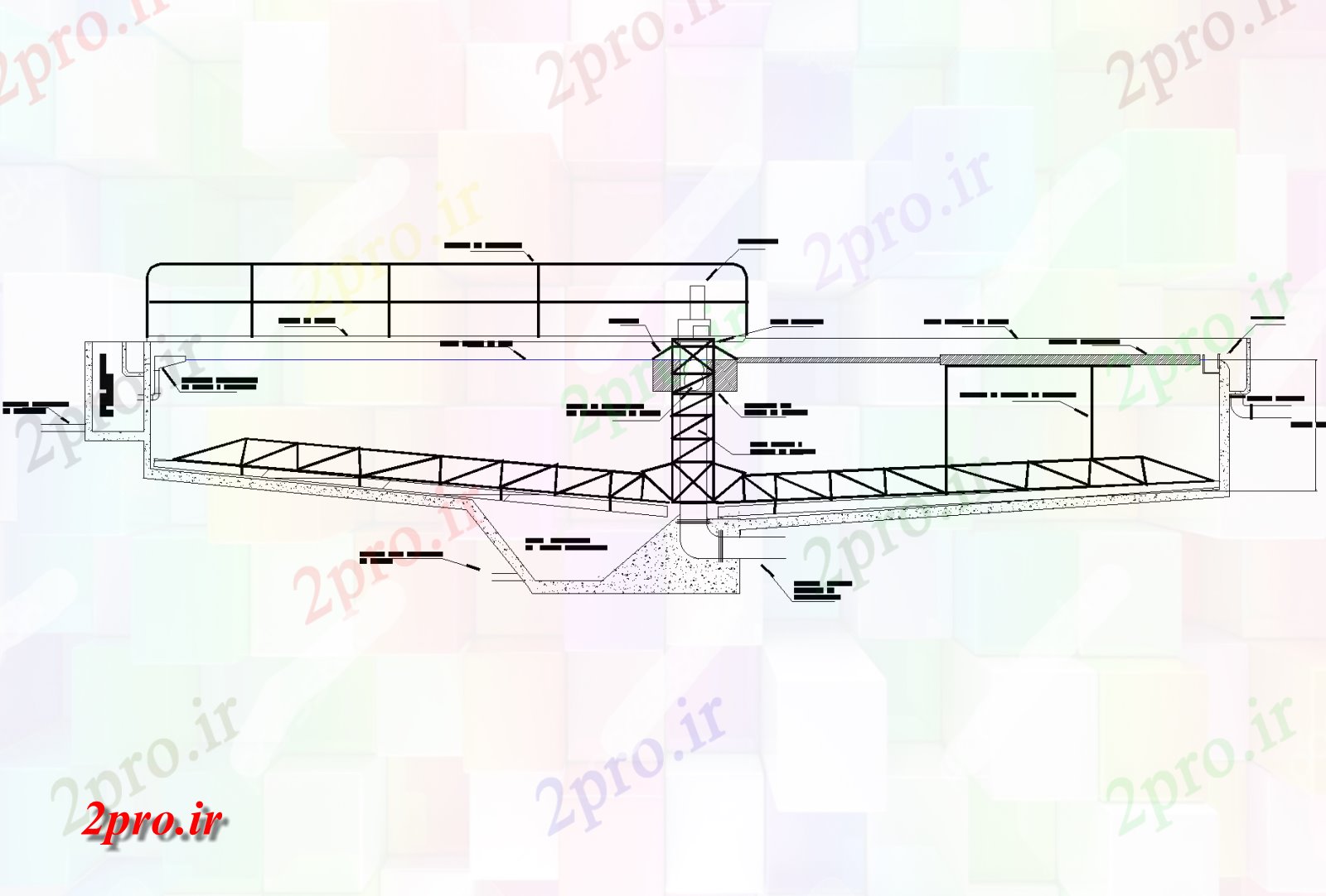دانلود نقشه معماری معروف حل و فصل اولیه  طرحی جزئیات، (کد76927)