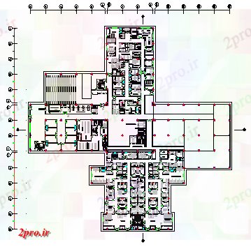 دانلود نقشه بیمارستان -  درمانگاه -  کلینیک پیشنهادی طراحی از طراحی ساختمان های بیمارستان (کد76949)