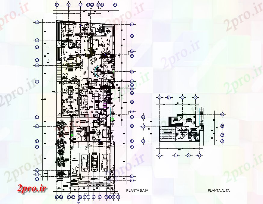 دانلود نقشه مسکونی ، ویلایی ، آپارتمان کار های مسکونی طرحی خانه جزئیات 15 در 39 متر (کد76972)