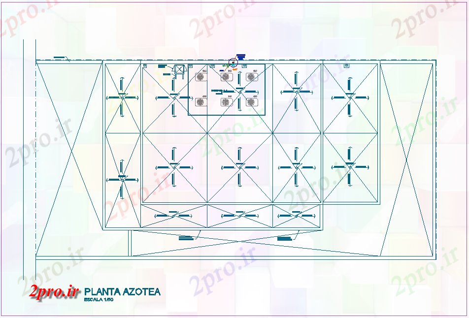 دانلود نقشه طراحی داخلی طرحی سقف با نمای دید وضعیت هوا با منظره های الکتریکی (کد77003)