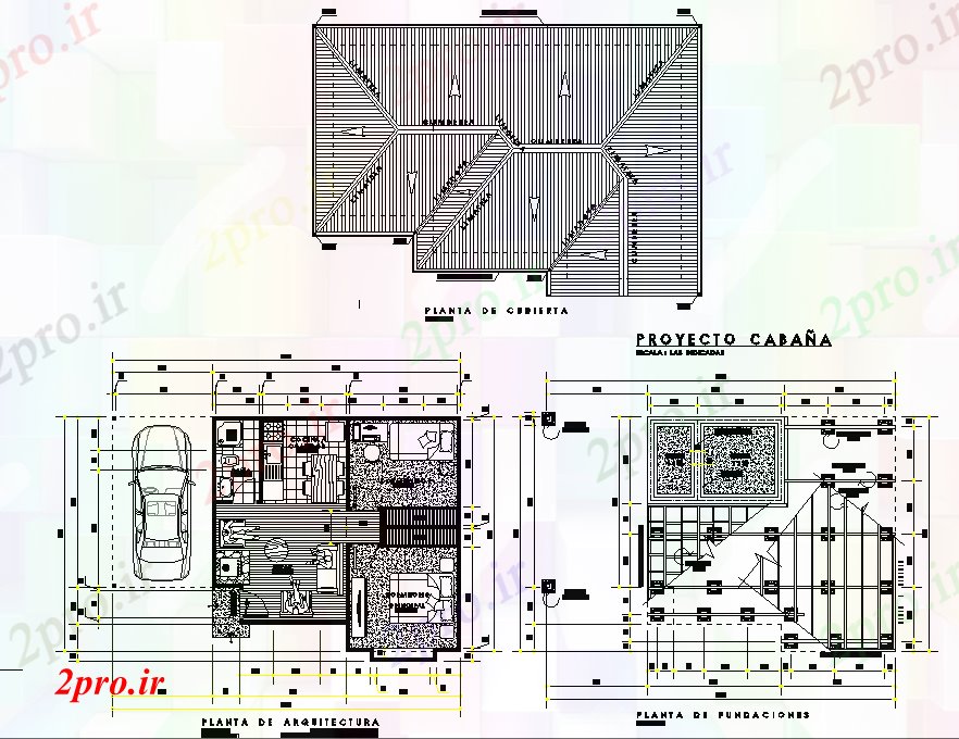 دانلود نقشه مسکونی ، ویلایی ، آپارتمان کابینه 55mt2 و برنامه ریزی جزئیات 7 در 10 متر (کد77011)